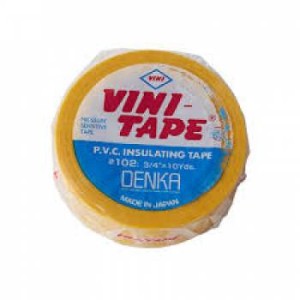 CINTA AISLADORA PVC VINI TAPE 10Y amarillo Japon