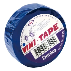 CINTA AISLADORA PVC VINI TAPE 10Y azul Japon