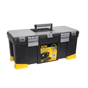 CAJA HERRA.STANLEY HERRAJE METAL 22" C/ORGANIZADOR
