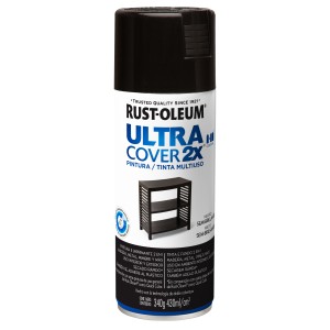 AEROSOL U.COVER 2X NEGRO SEMI BRILL.340gr 334097