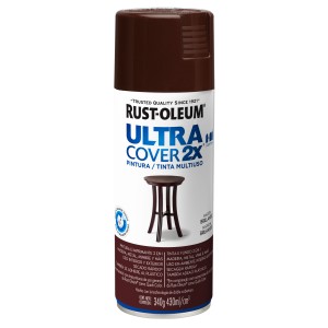 AEROSOL U.COVER 2X MARRON BRILLANTE 340gr