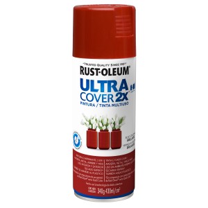 AEROSOL U.COVER 2X ROJO COLONIAL BRILLANTE 340gr