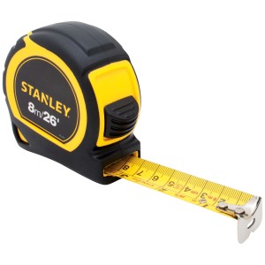 *CINTA METR.STANLEY GLOBAL PLUS 8m.x 1"c/fr BICOLO