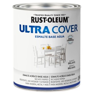 ESMALTE AL AGUA U.COVER BLANCO BRILLO 0,946lt