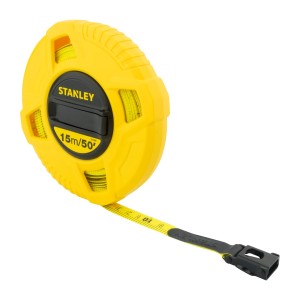 CINTA METRICA F.VIDRIO STANLEY 15m c/cerrada