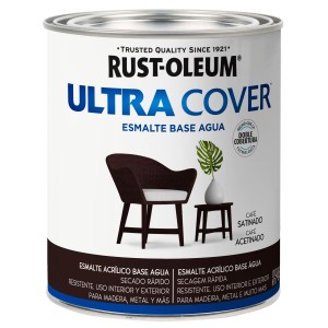 ESMALTE AL AGUA U.COVER CAFE SATINADO 0,946lt