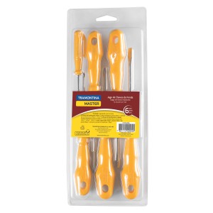 JGO. DESTORNILL. TRAMO. 6pcs amarillo blister