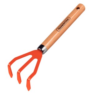 RASTRILLO JARDIN c/madera TRAMONTINA CURVO