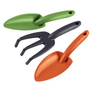 *JGO.HERRAM.JARDIN 3pcs. plastico TRAMONTINA bolsa