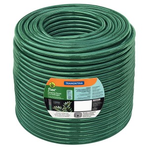 BOBINA MANGU.FLEX 100m X 3/4" TRAMONTINA VERDE 3/C