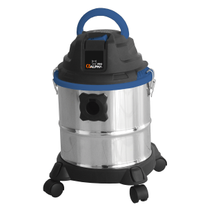 ASPIRADORA SECO HUMEDO ALPHA-PRO 1250W TANQUE INOX 12Lt