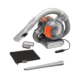 ASPIRADORA P/AUTO B+D 12V FLEX C/MANGUERA Y ACC.