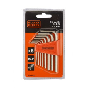 BL.JUEGO DE LLAVES ALLEN B+D 1.5-6mm 8Pcs.