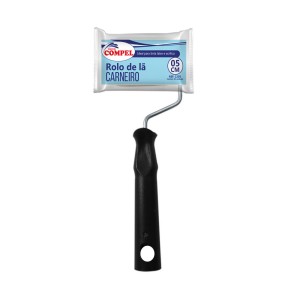 RODILLO COMPEL LANA CARNERO 5cm x 13mm CON SOPORTE