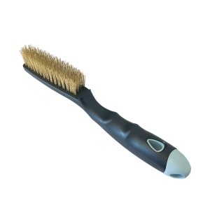 CEPILLO DE ALAMBRE DE ACERO C/PLASTICO 4H. COMPEL