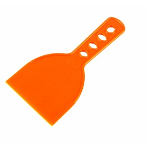 ESPATULA PLASTICO LISA NARANJA 8cm COMPEL