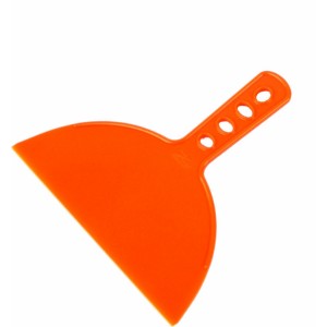 ESPATULA PLASTICO LISA NARANJA 20cm COMPEL