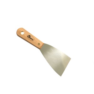 ESPATULA DE ACERO INOX 60MM COMPEL cabo madera