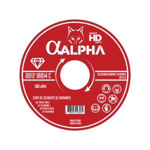 DISCO DIAMANTADO DESBASTE COPA ALPHA HD 180mm M14