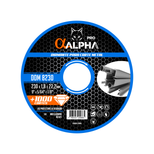 DISCO DIAMANTADO P/METAL ALPHA PRO 230MM 6600RPM