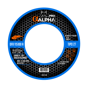 DISCO FLAP ALPHA PRO 115mm. gr.100 pack x 5un.c/u