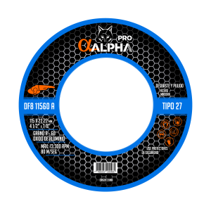 DISCO FLAP ALPHA PRO 115mm. gr.60 pack x 5un. c/u