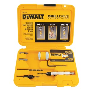 KIT 8 pcs AVELLANADOR Y PUNTAS DW P/ATORNILLADOR