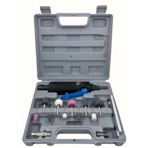 KIT AMOLADORA RECTA NEUMA.ALPHA PRO C/ACC.MALETA