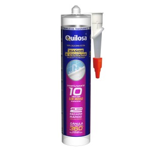 *SELLAD.SILICONA ACIDA BAÑOS/COCINA TRANSPAR.280ml