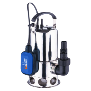 BOMBA DESAGOTE AGUA LIMPIA/SUCIA INOX 1HP ALPHA