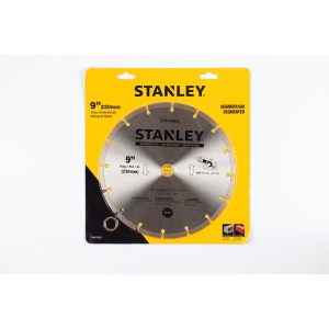 DISCOS DIAM. SEGMENTADO 230mm STANLEY C/BUJE A/S