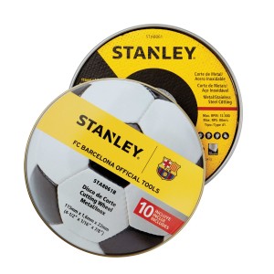 SET 10 DISCOS STANLEY c/METAL 115x1.0 ESTUC.METAL