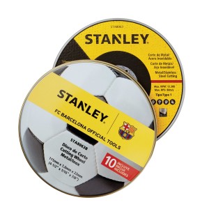 SET 10 DISCOS STANLEY c/METAL 115x1.6 ESTUC.METAL