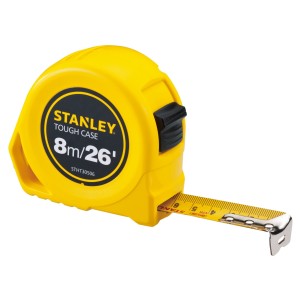 CINTA METRICA STANLEY TOUGH CASE 8m.x3/4"bl.ANCHA