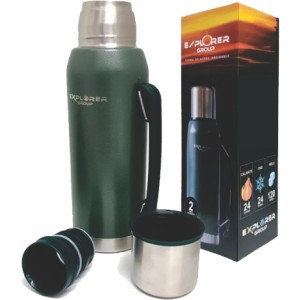 *TERMO EXPLORER 1LT. C/MANIJA P/CEBADOR CAJA IND.
